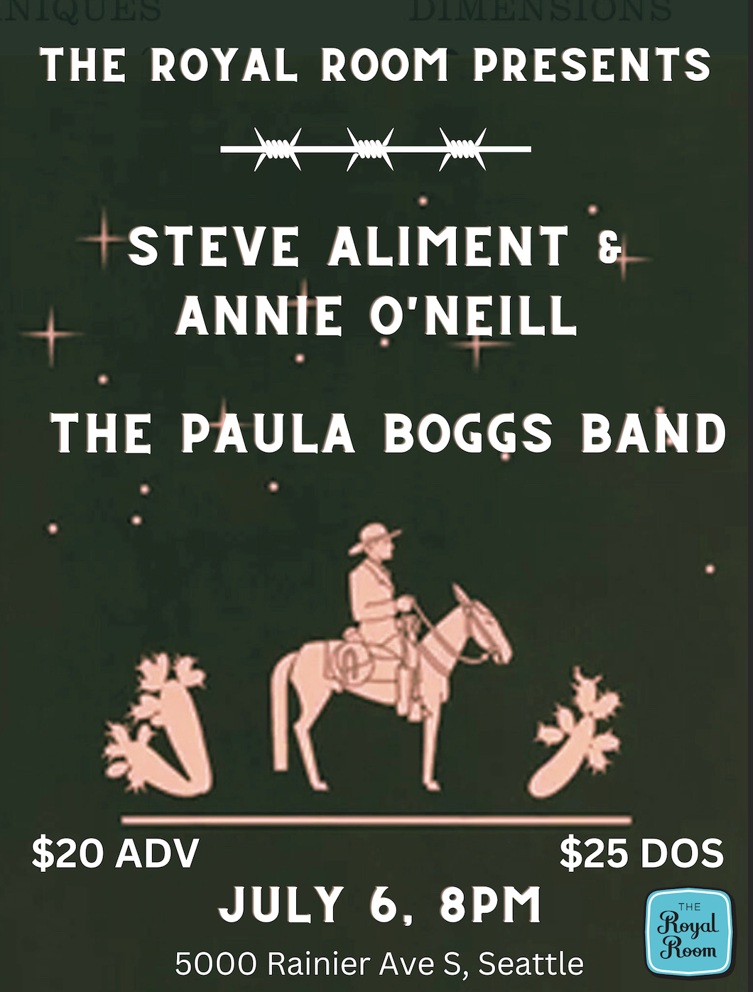 Steve Aliment & Annie O’Neill//Paula Boggs Band